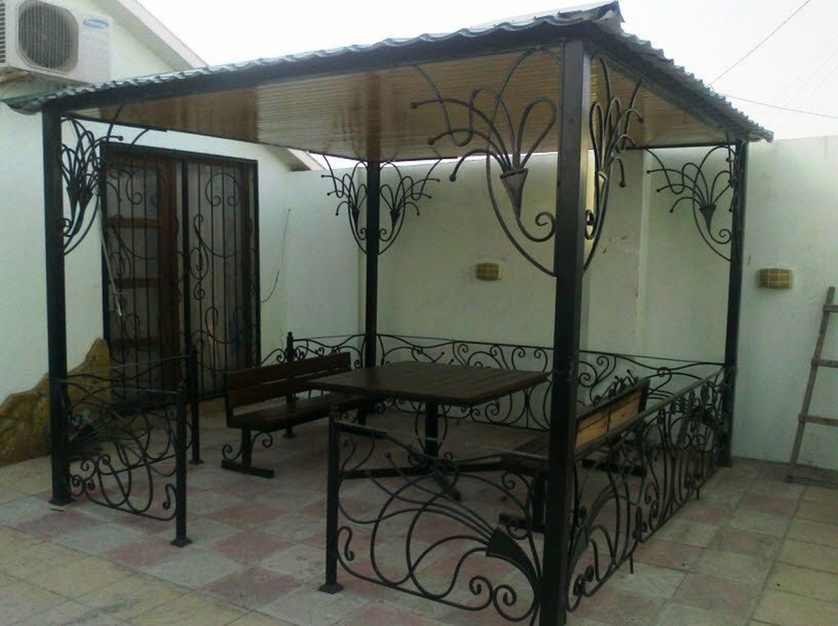 Кованная беседка Верона