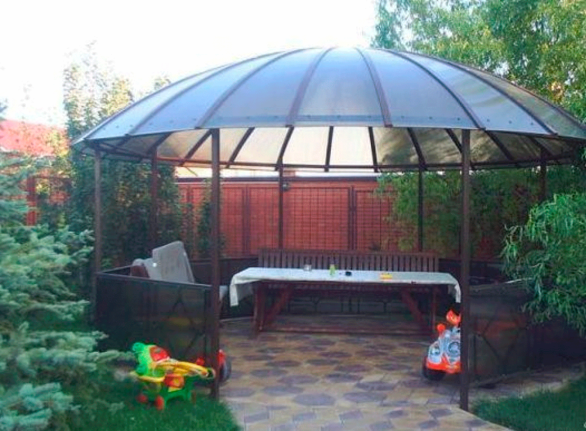 Беседка поликарбонат