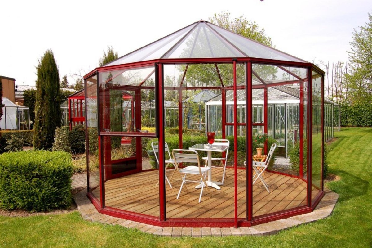 Беседки iz polikarbonata