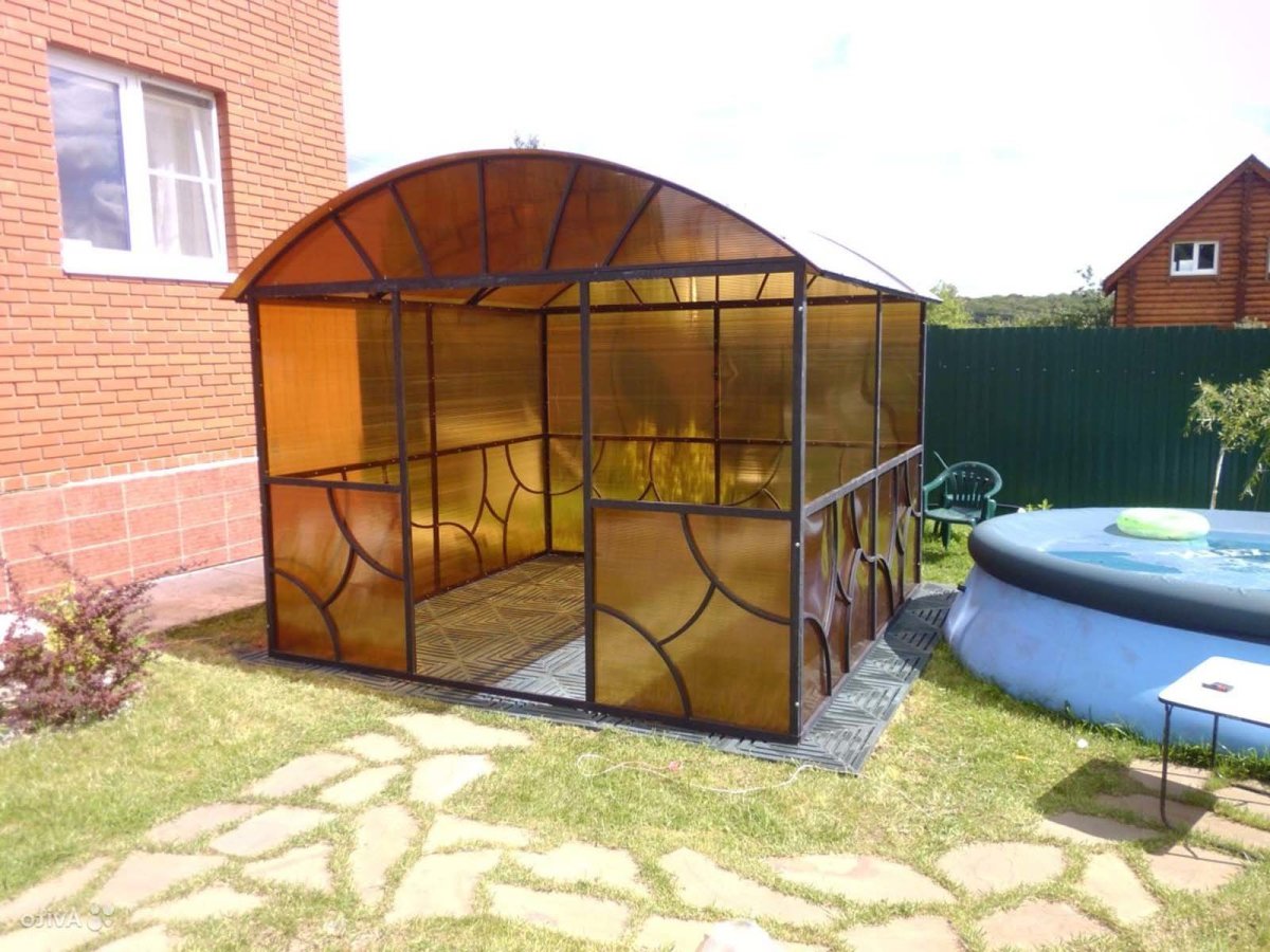 Беседка Дачная 2х2 металл