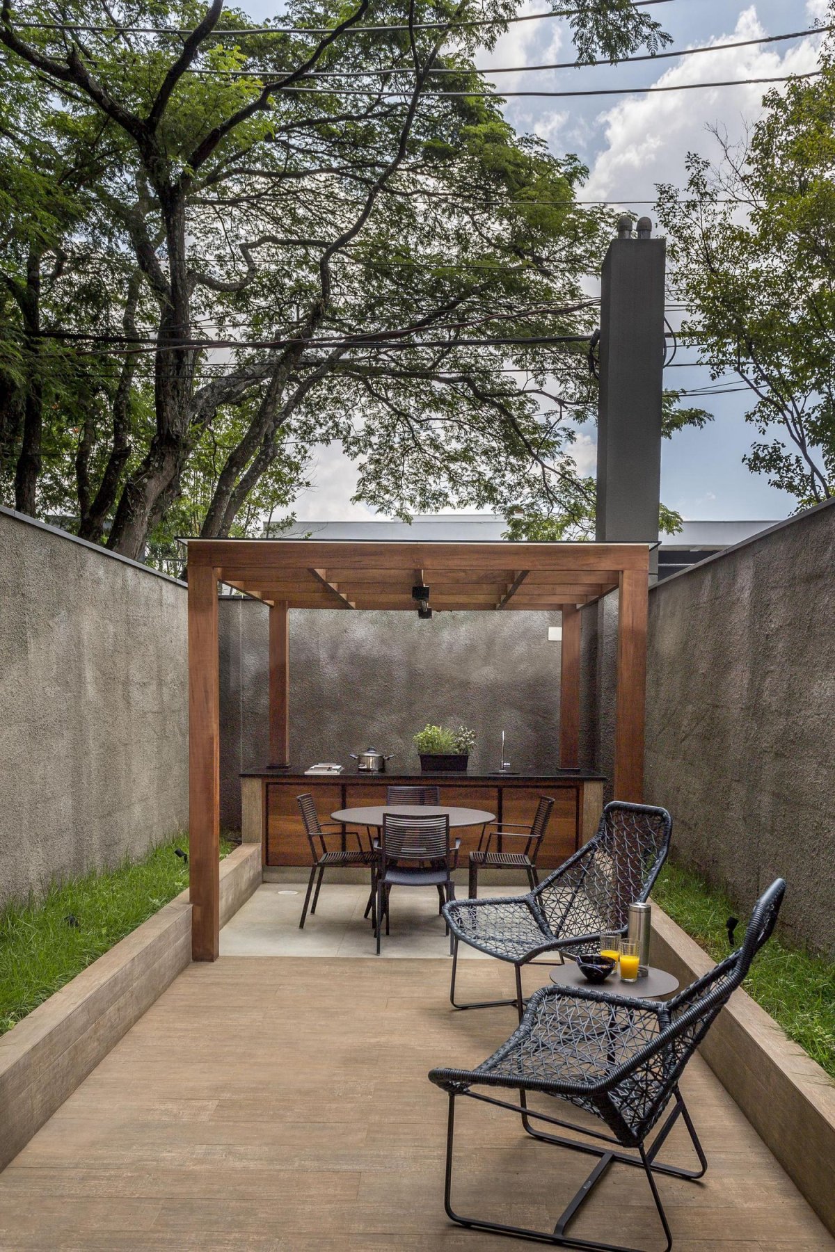 Беседки-перголы в стиле лофт