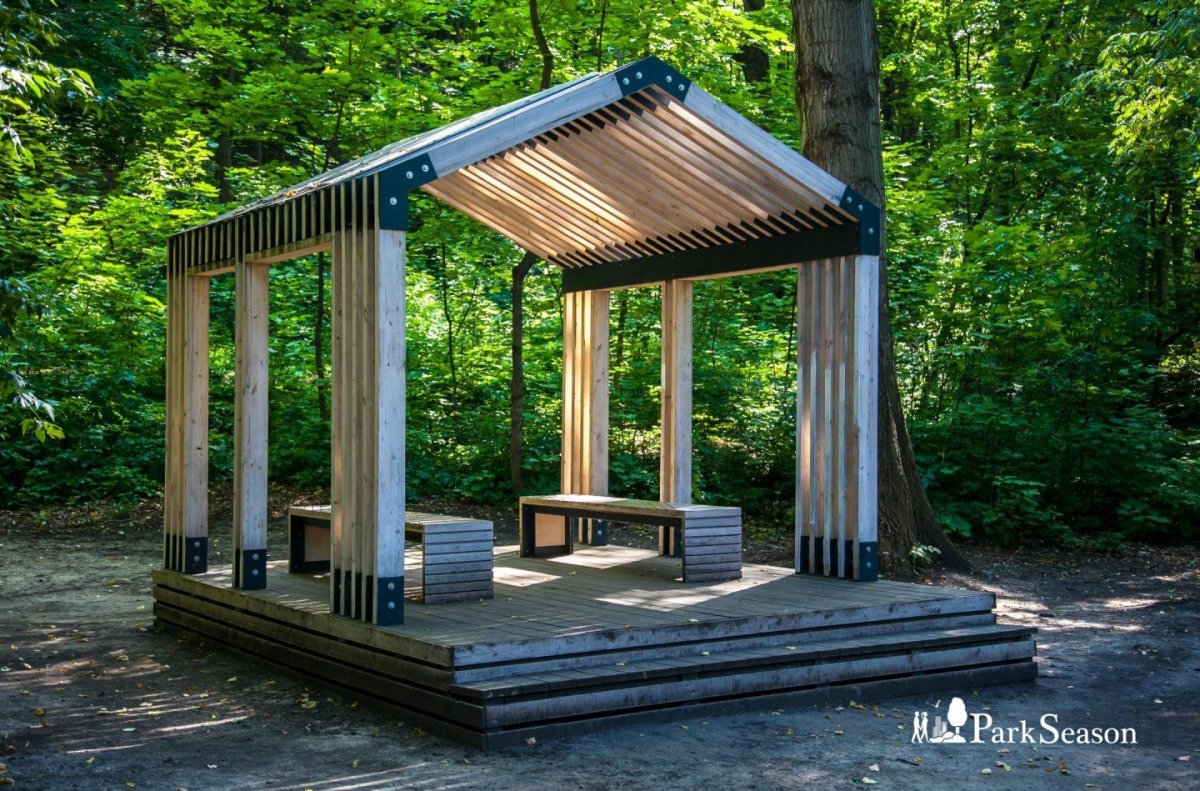 Шахматный павильон в парке «Вагоноремонт»