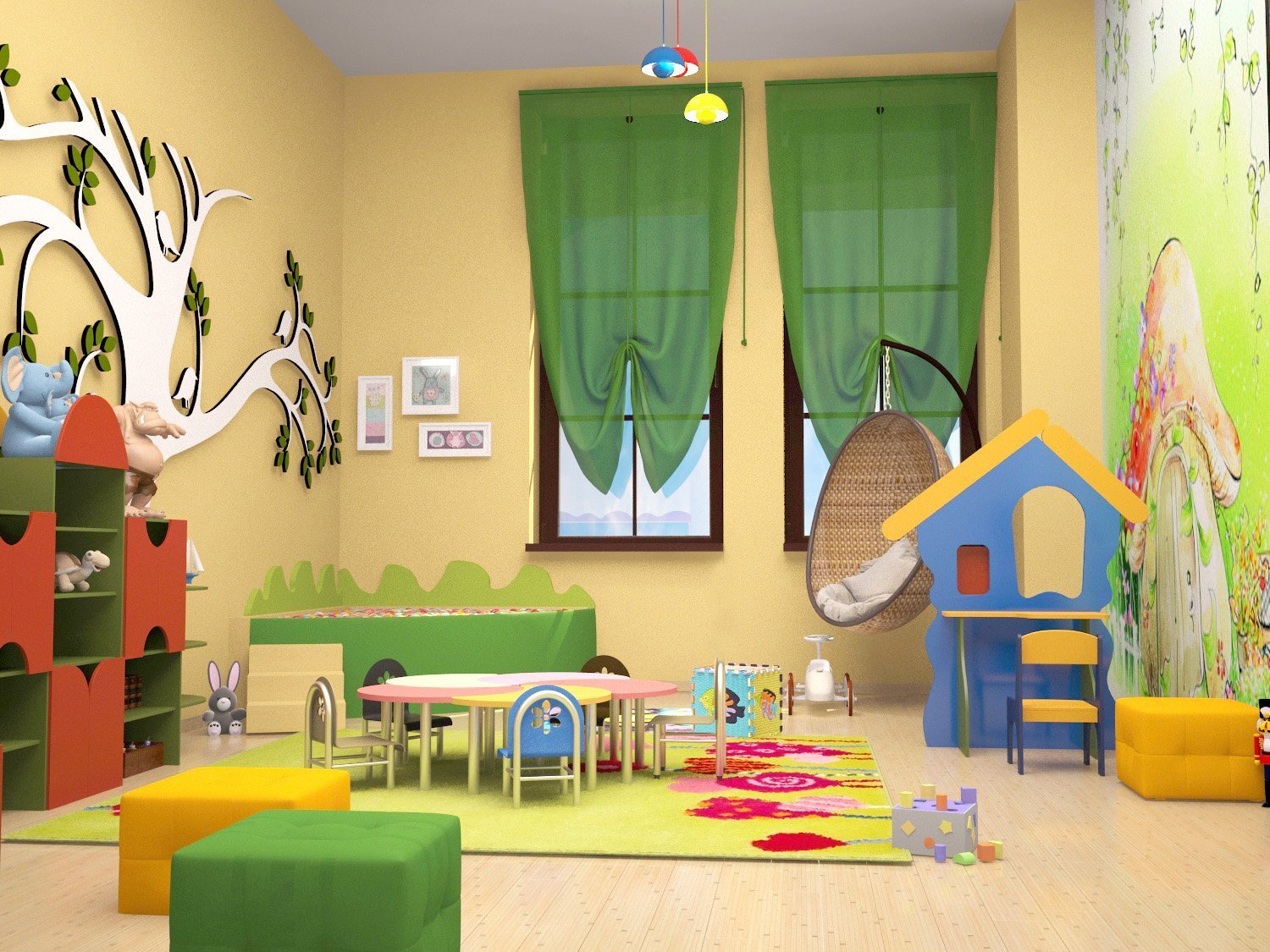 Комната в детском саду (35 фото)