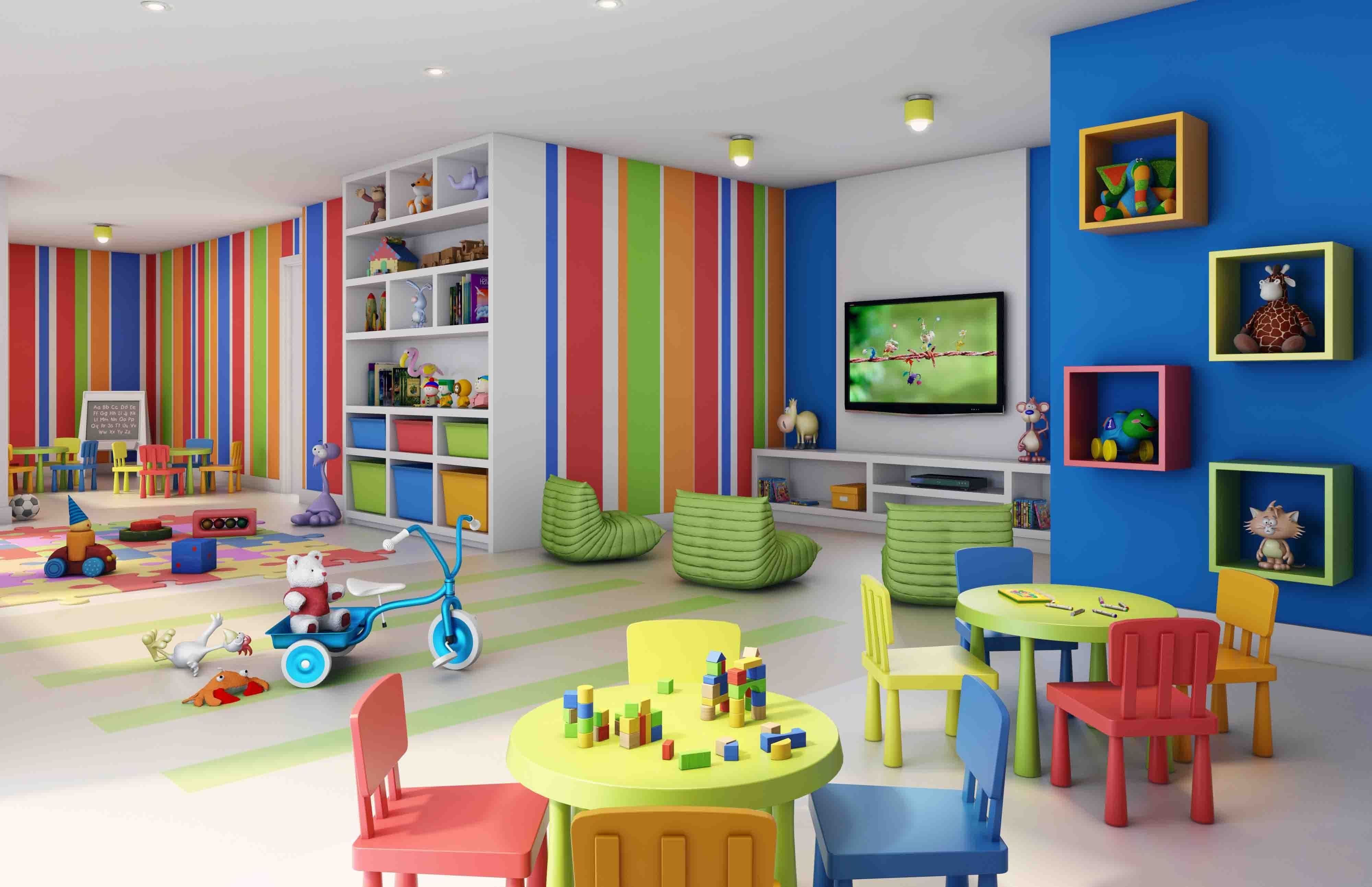 Три архитектурные студии создали проект переоборудования здания и интерьера склада в детский сад