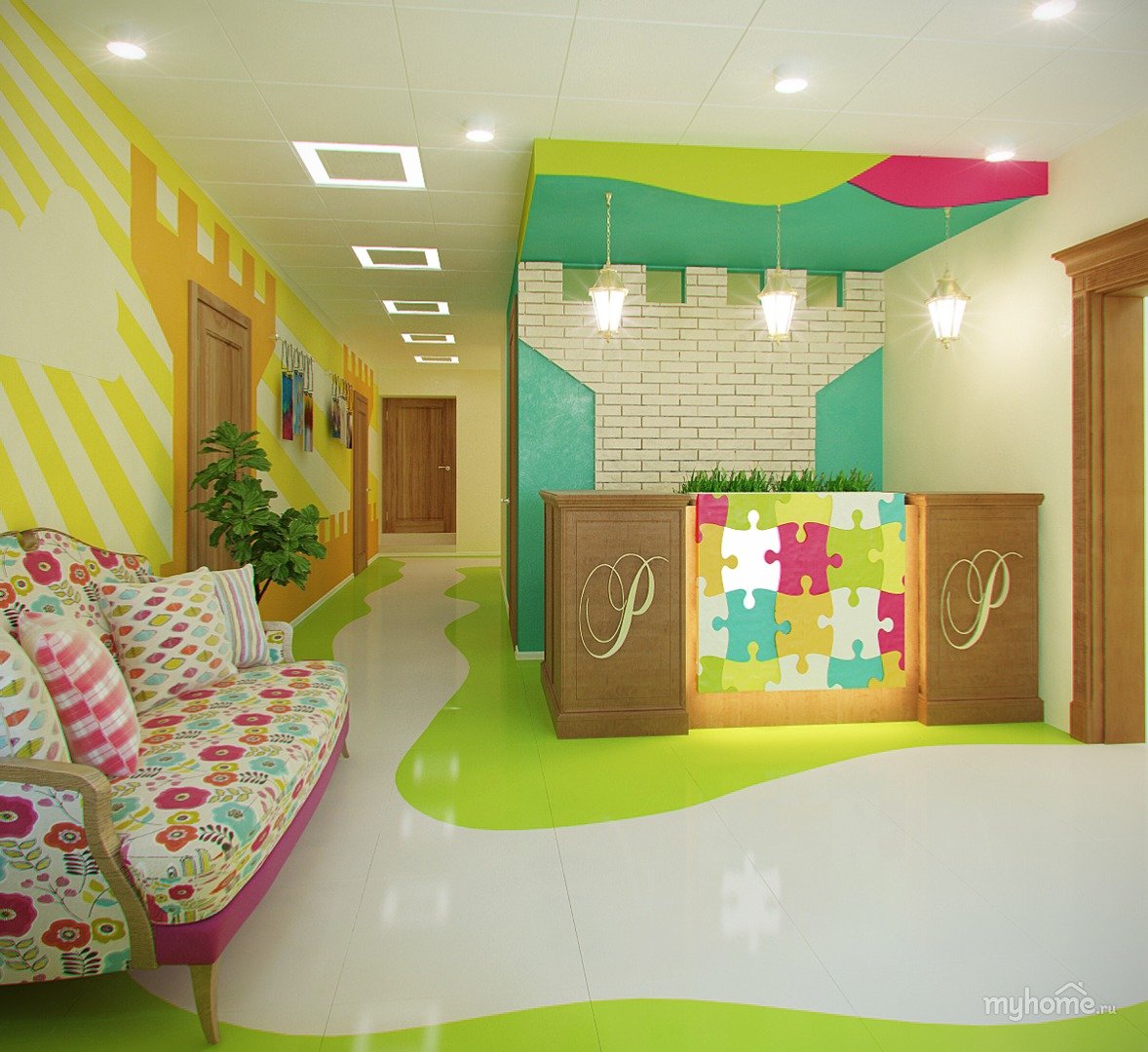 Дизайн детского центра развития