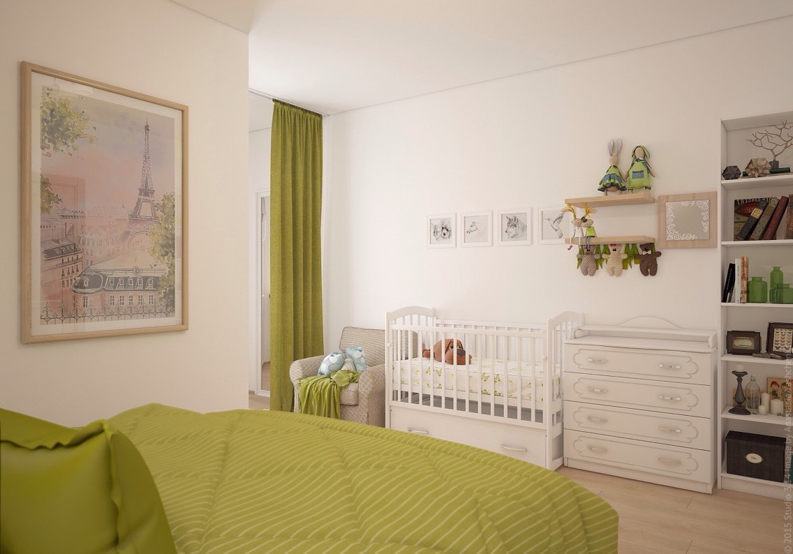 Спальня и детская в одной комнате: 90 фото-идей