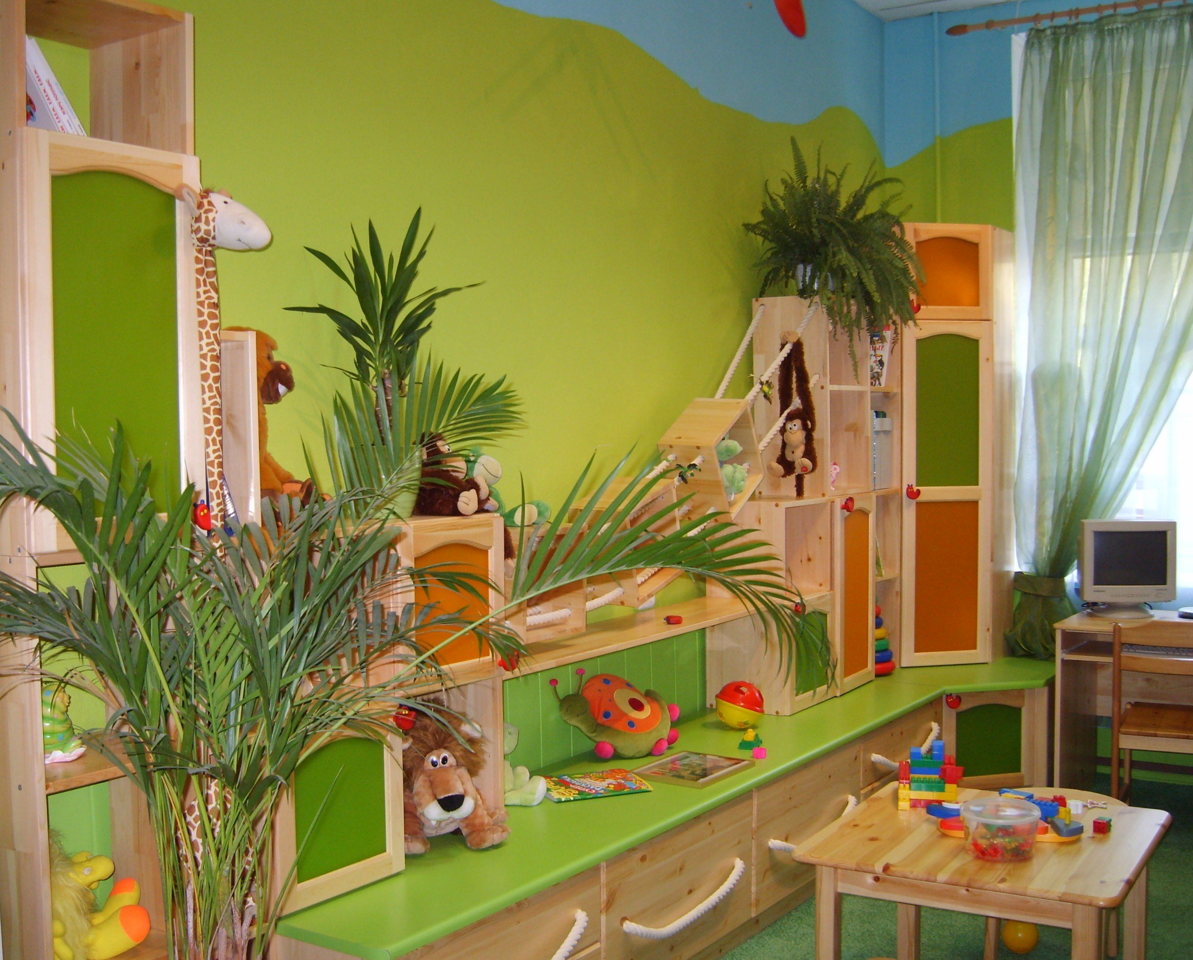 Детский сад в стиле джунгли