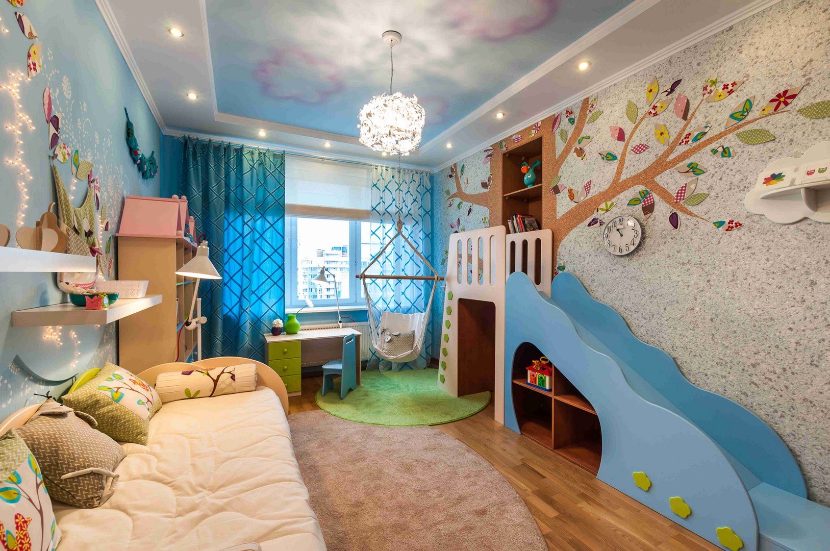Бюджетный вариант детской комнаты - 71 фото