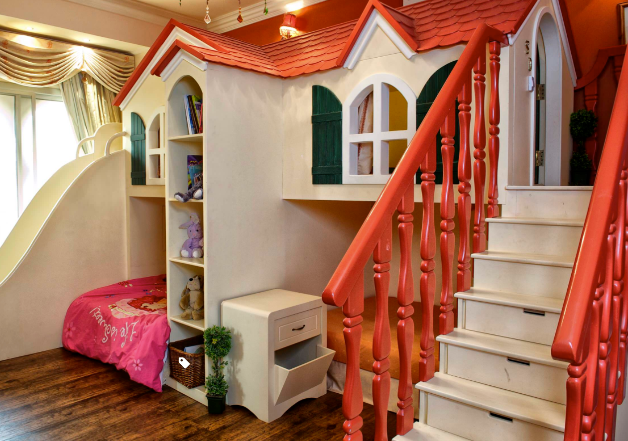 Создать на дому маленькую. Детский домик двухэтажный. Красивые детские комнаты. Оригинальные детские комнаты. Красивые детские домики.