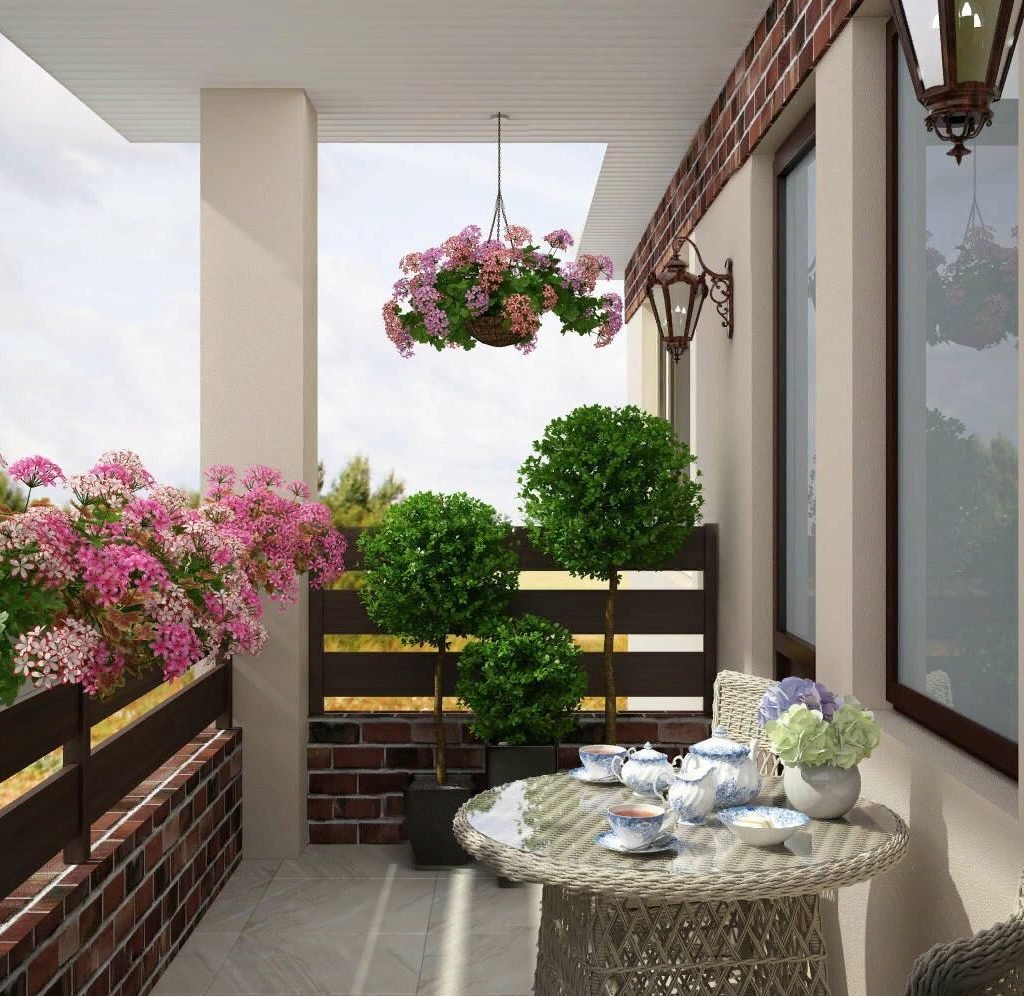 Дизайн балкона и лоджии. Озеленение балкона