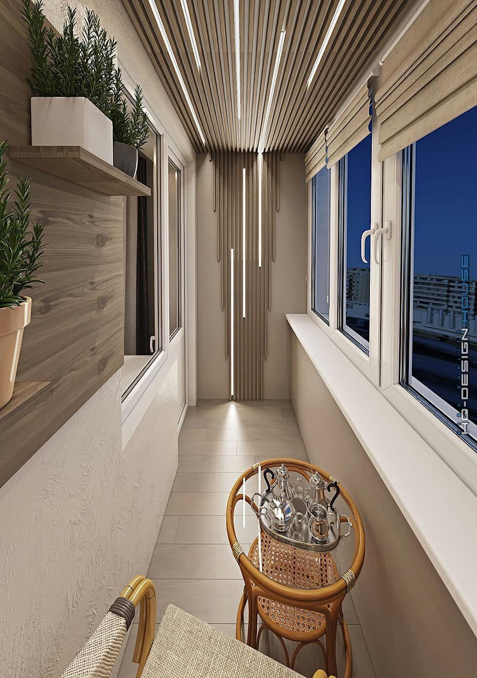 Дизайн балконов и лоджий: фото на INMYROOM