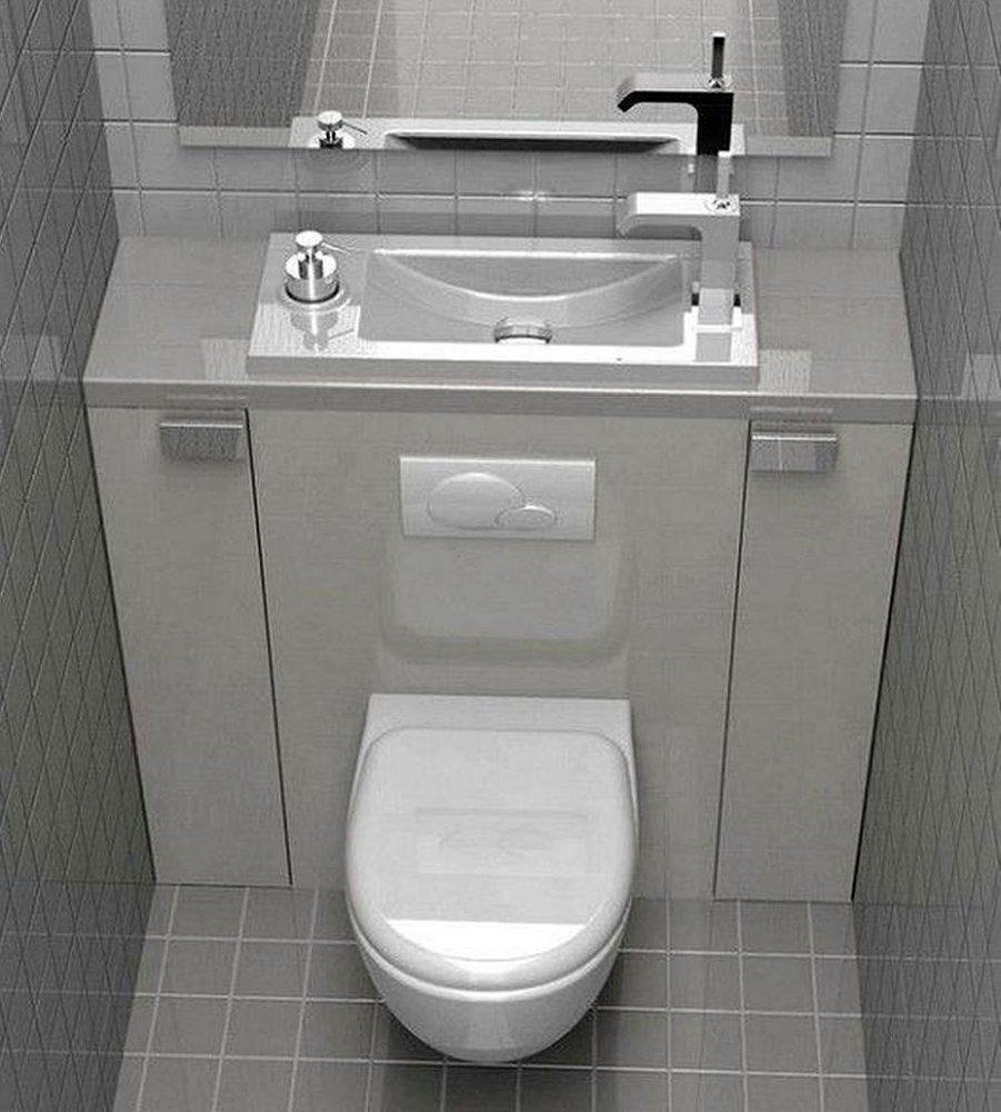 Фото маленький туалет с раковиной фото