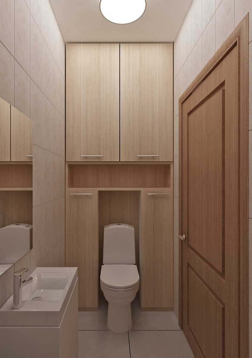 Удобное решение – шкаф в туалет над унитазом