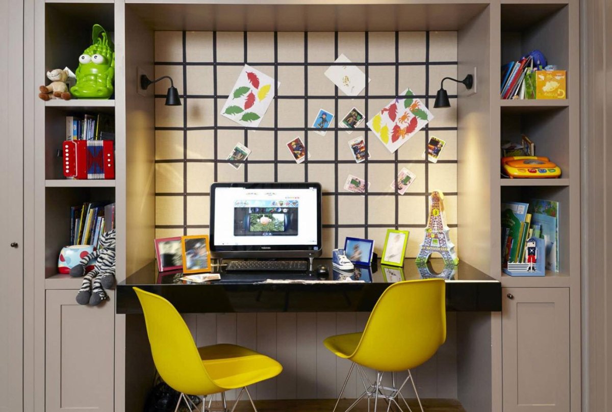 Необычные решения детская со столом