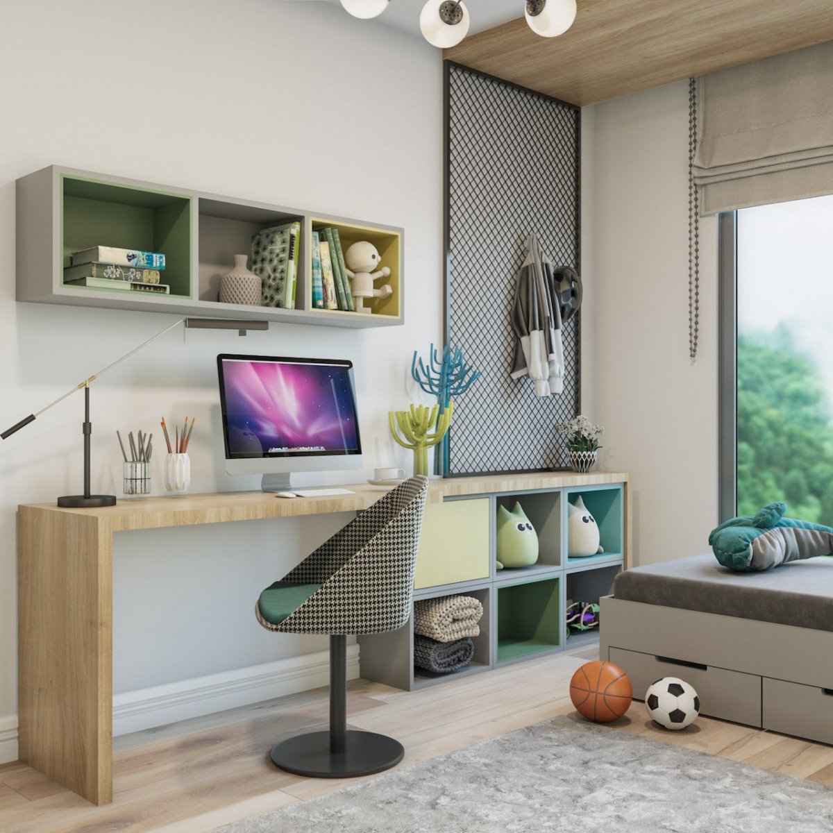 Спокойная комната для подростка