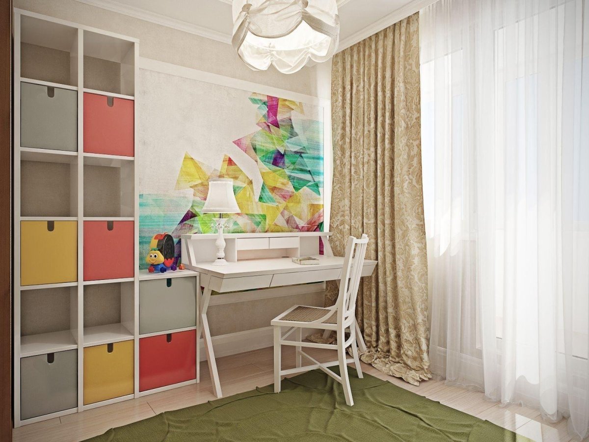 Зоны в детской комнате
