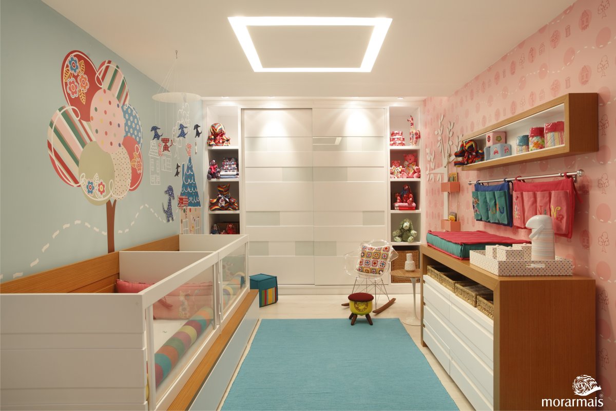 Интерьер детской для двоих разнополых детей