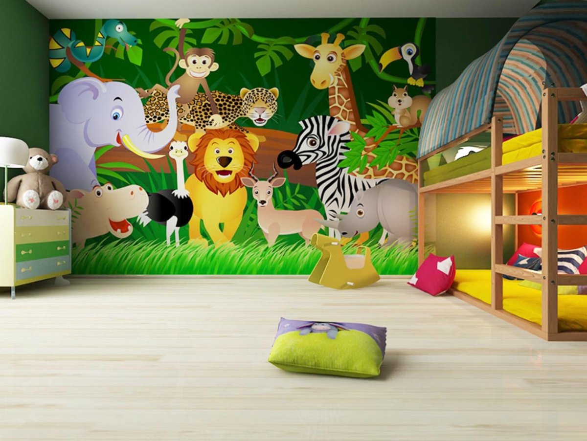 Интерьер детской джунгли
