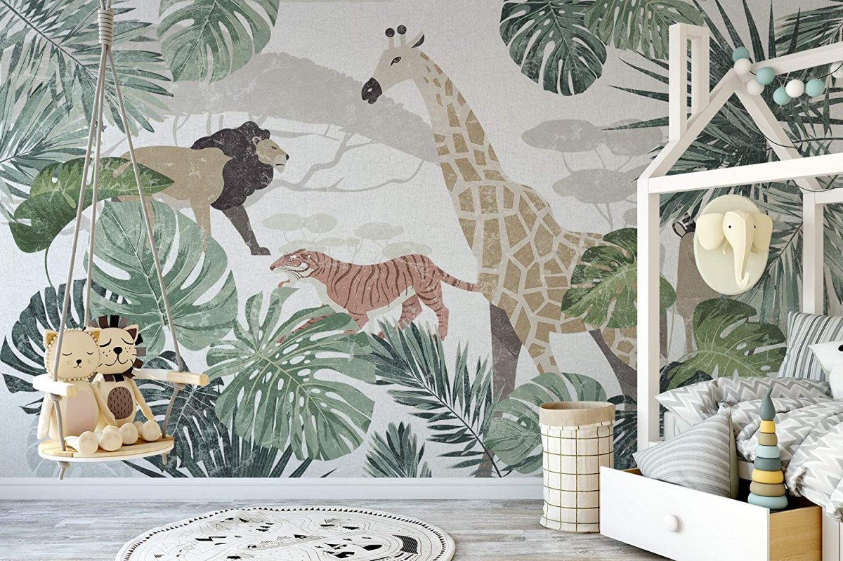 Детская в тропическом стиле