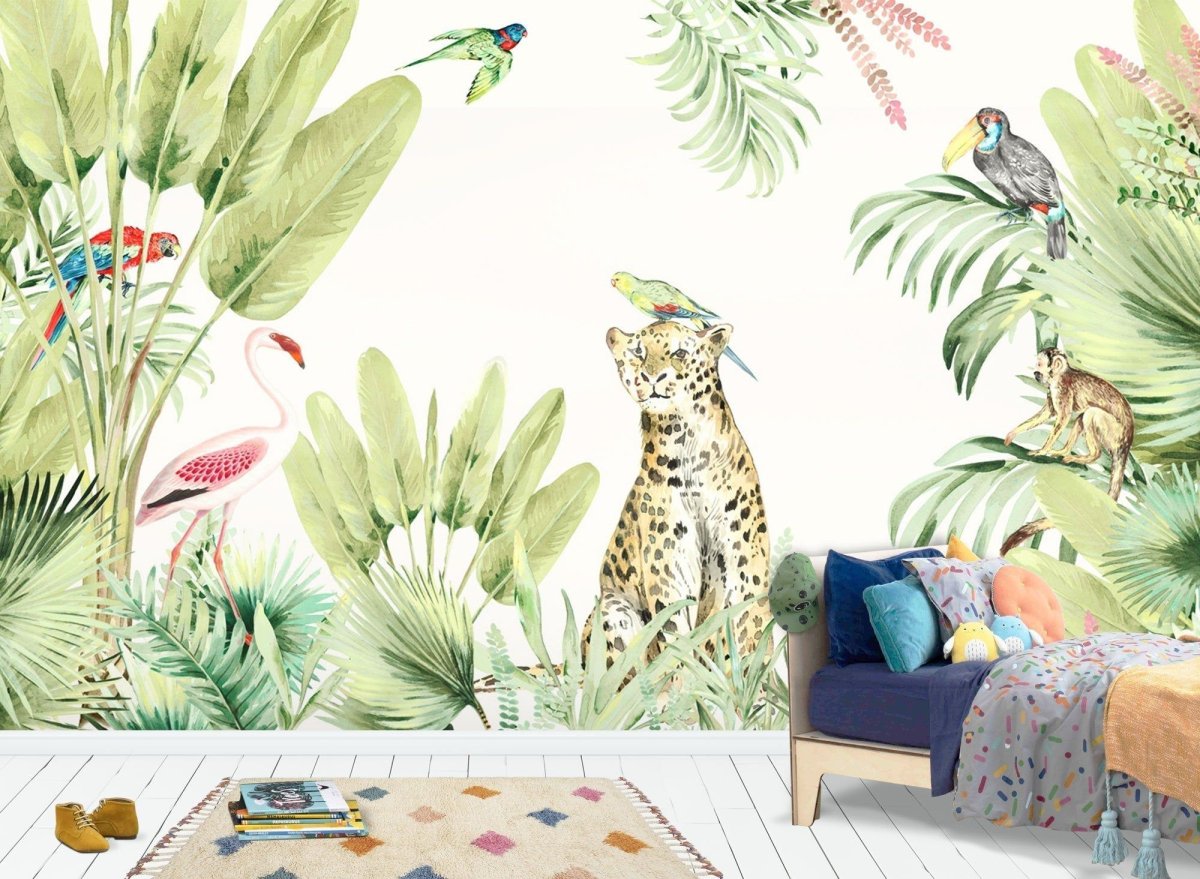 Панно тропические листья