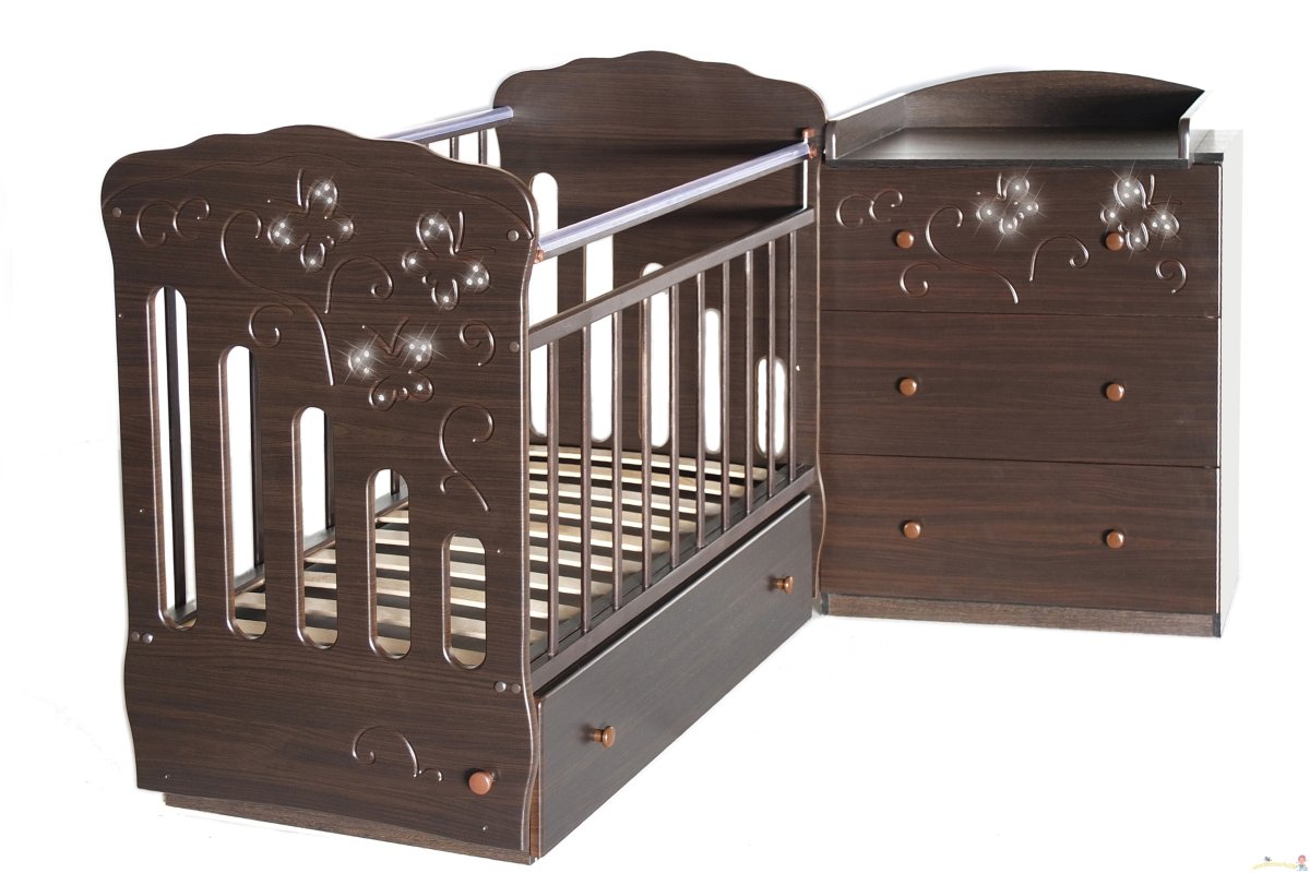 Кровать детская принц 1400 лайм