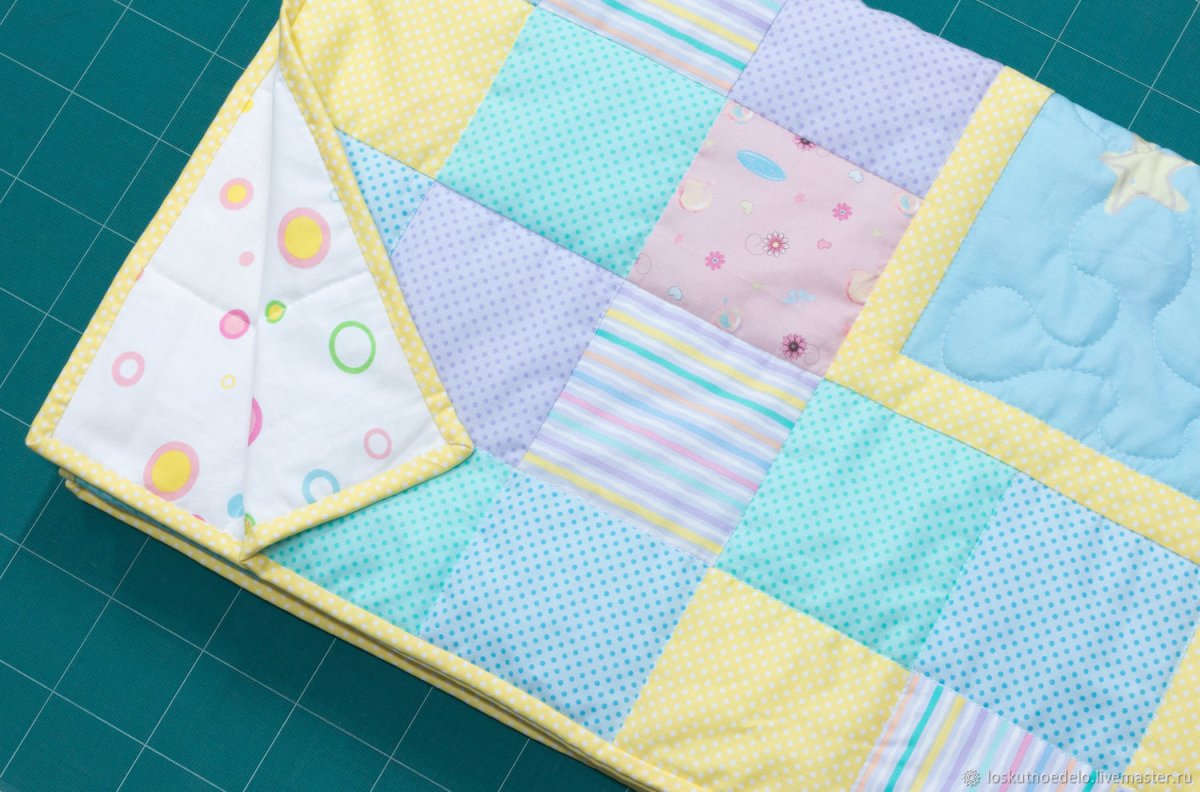 Детское лоскутное одеяло