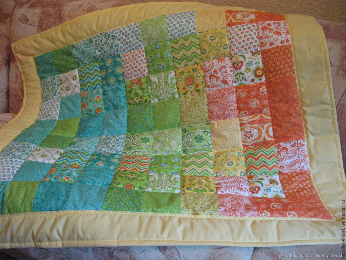 Лоскутные одеяла для новорожденных
