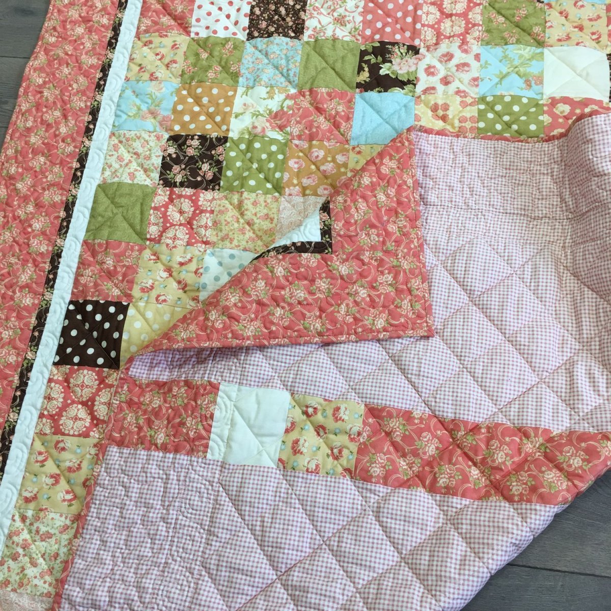 Детское лоскутное одеяло