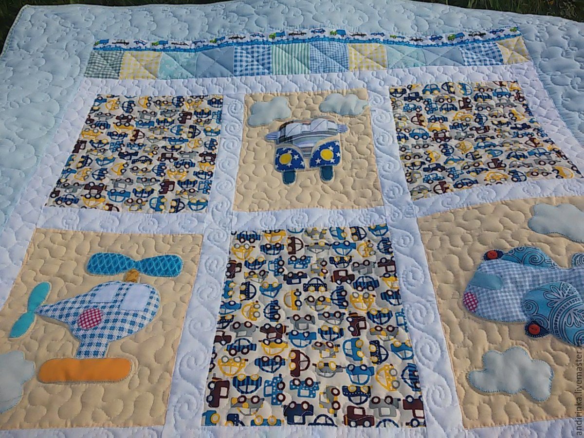 Одеяло из лоскутков детсклве