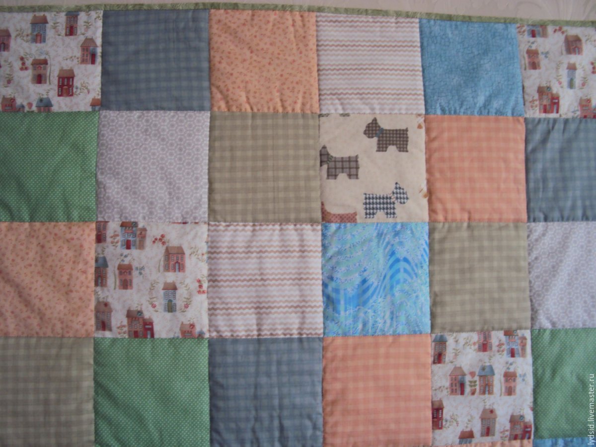 Детское лоскутное одеяло