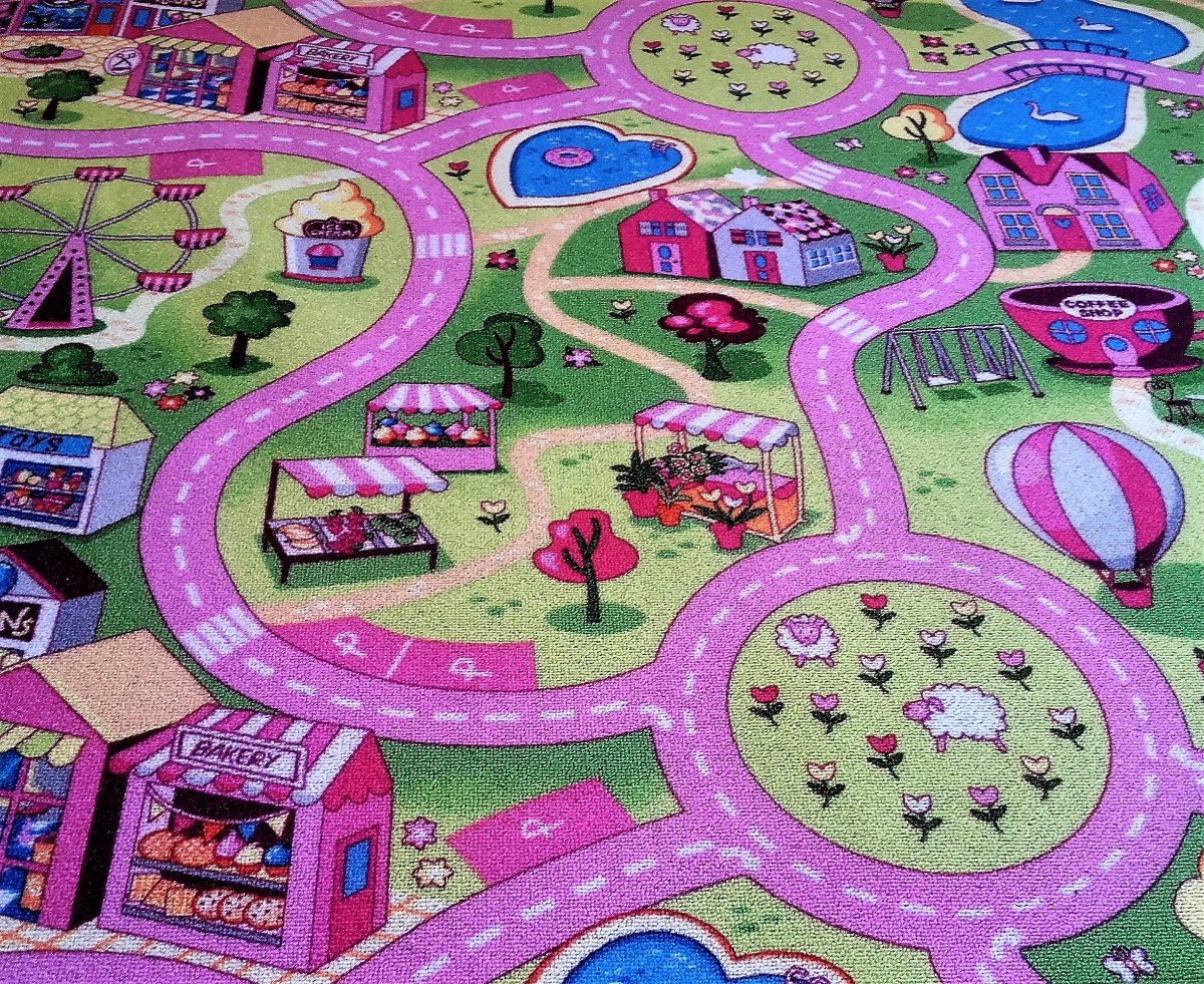 Детские коврики с дорогой