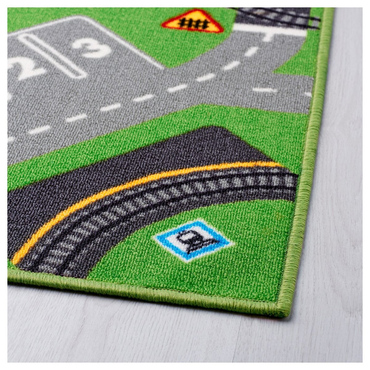 Коврик детский игровой SHAHINTEX городок 100*133 (с машинками в комплекте)