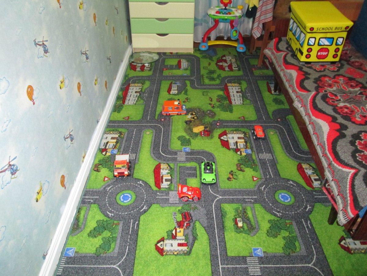 Детский коврик дорога