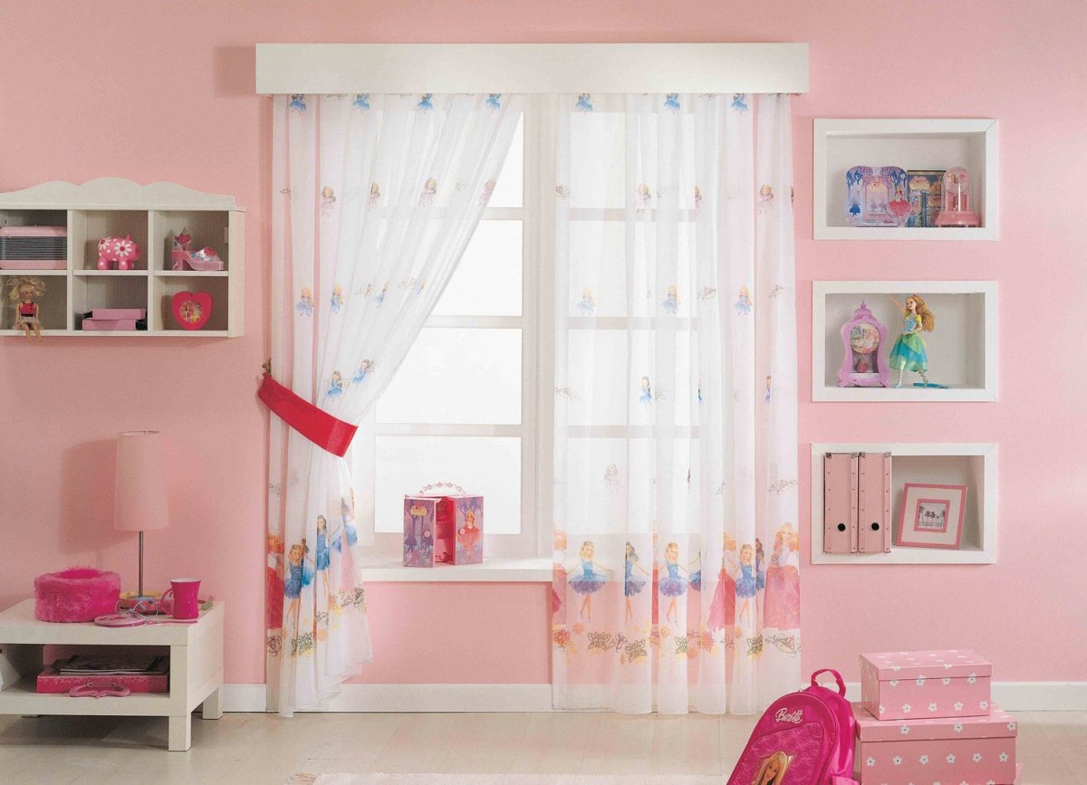 Занавески в комнату для девочки