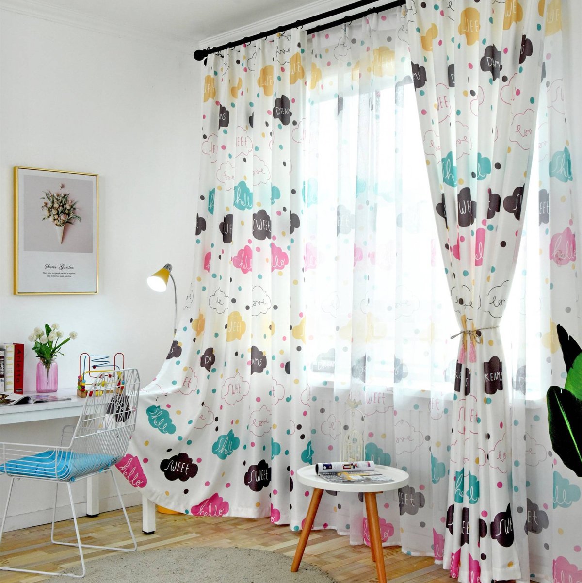 Шторы в комнату для девочки 7 лет