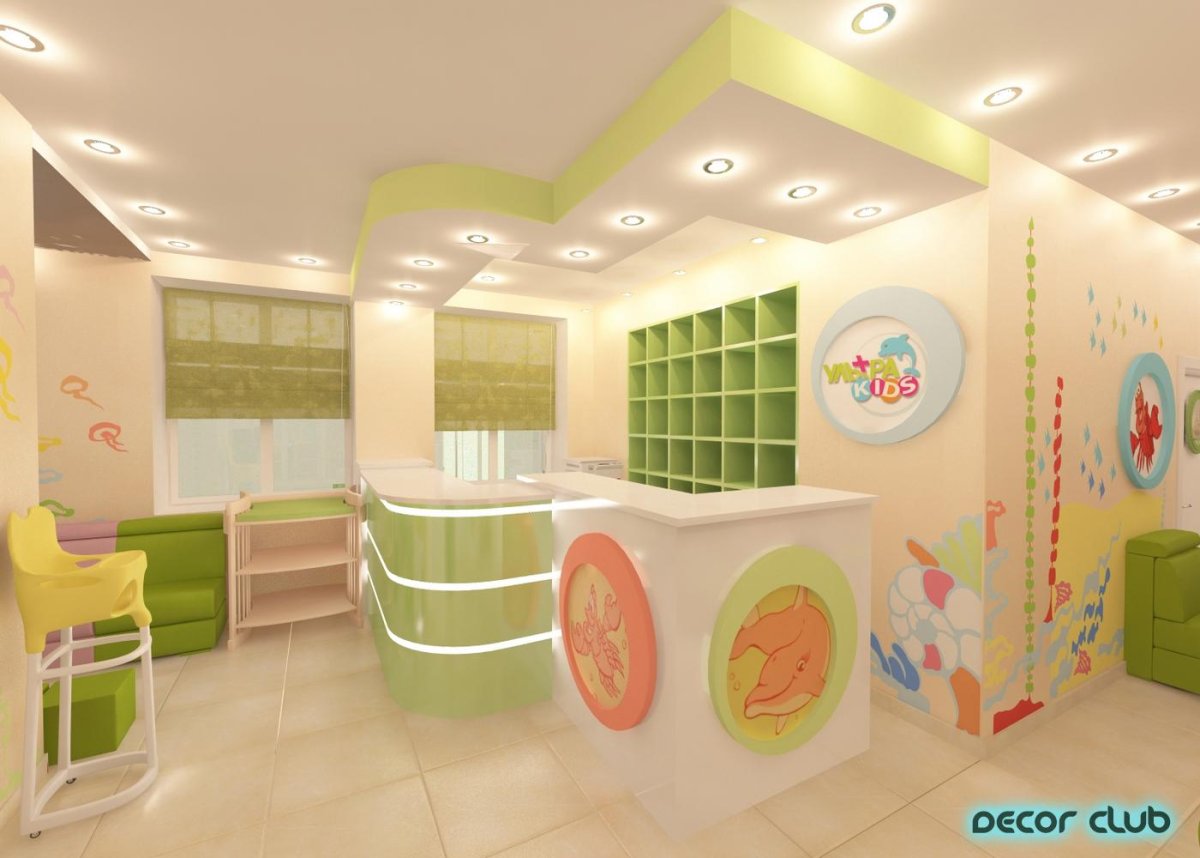 Дизайн детского клуба