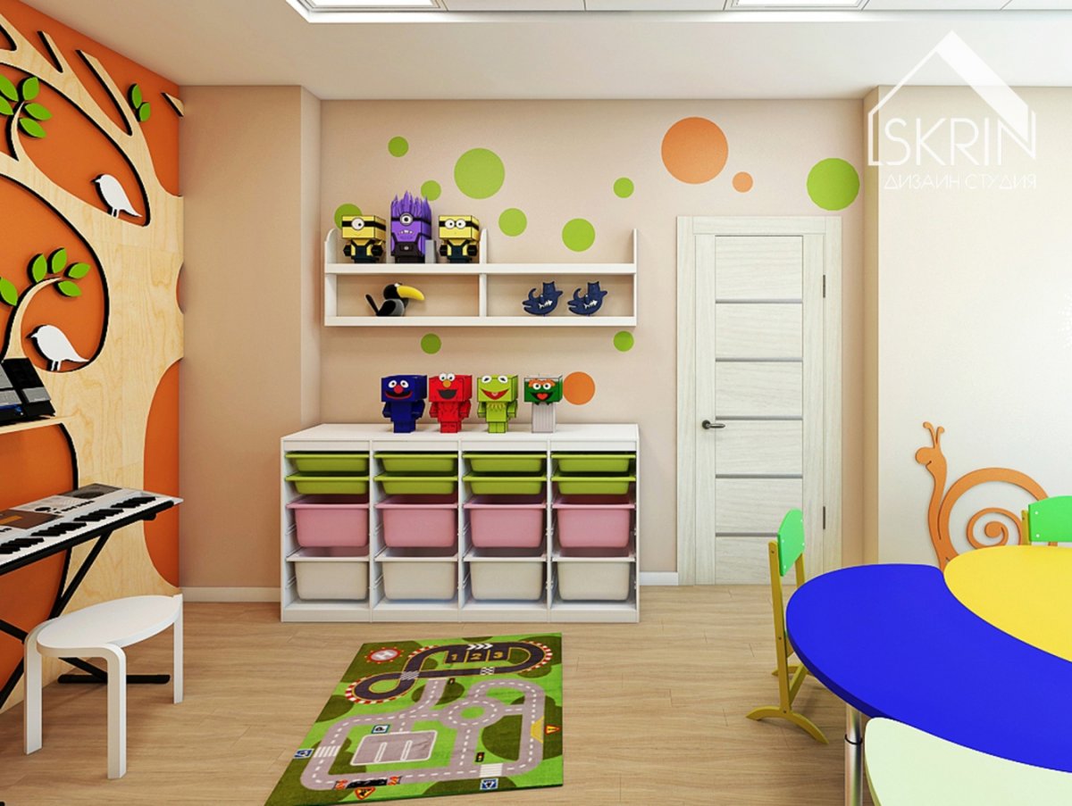 Интерьер детских развивающих центров