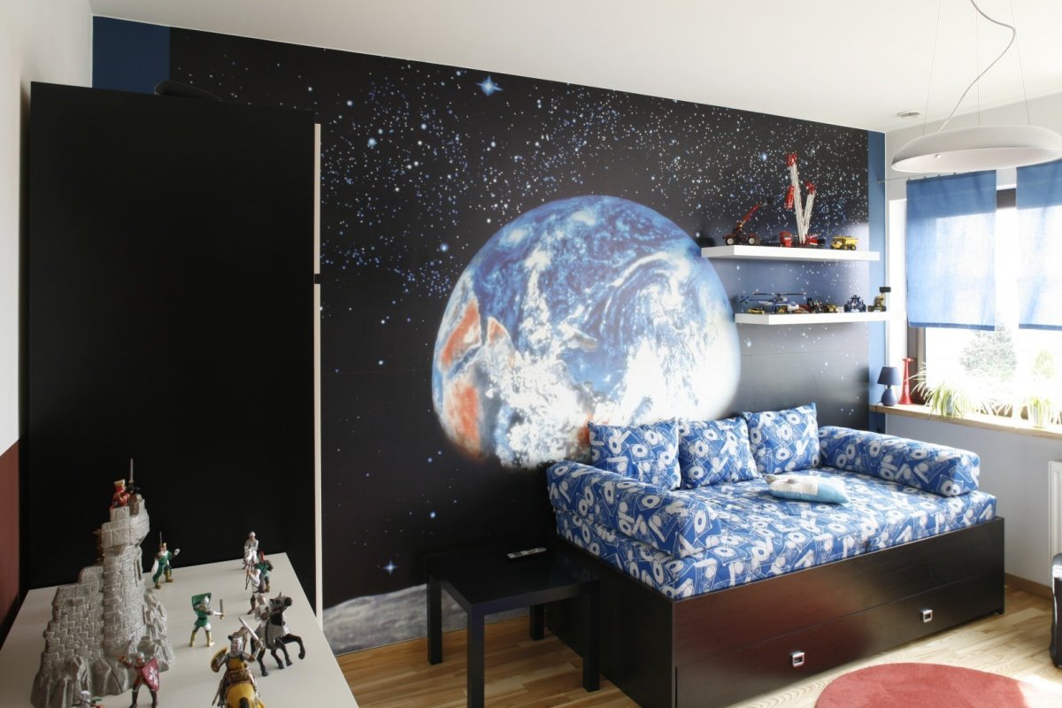 Детская для мальчика космос