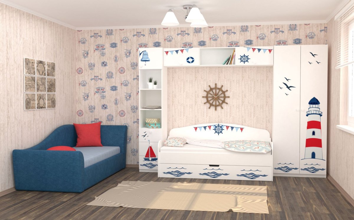Детская мебель в морском стиле