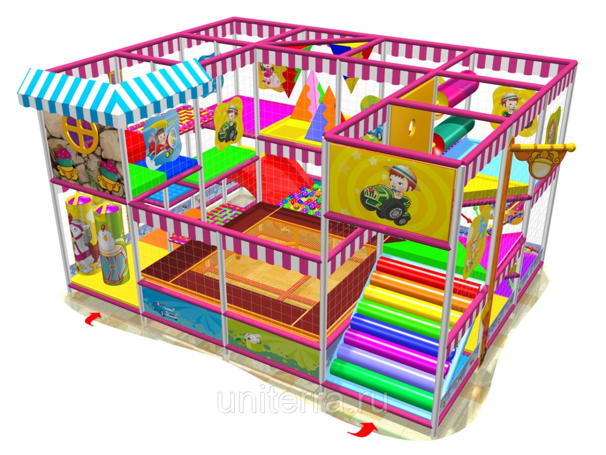 Детский игровой Лабиринт Тропик (3,1*2,1)