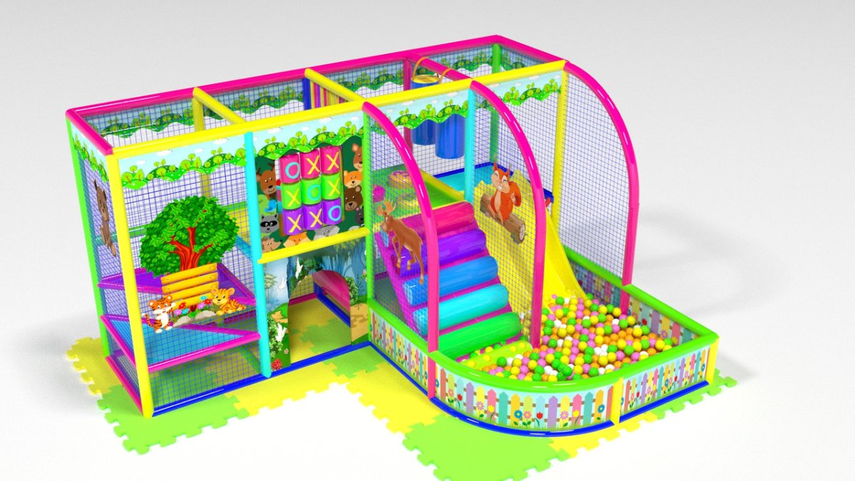 Детский игровой Лабиринт 8м*5м