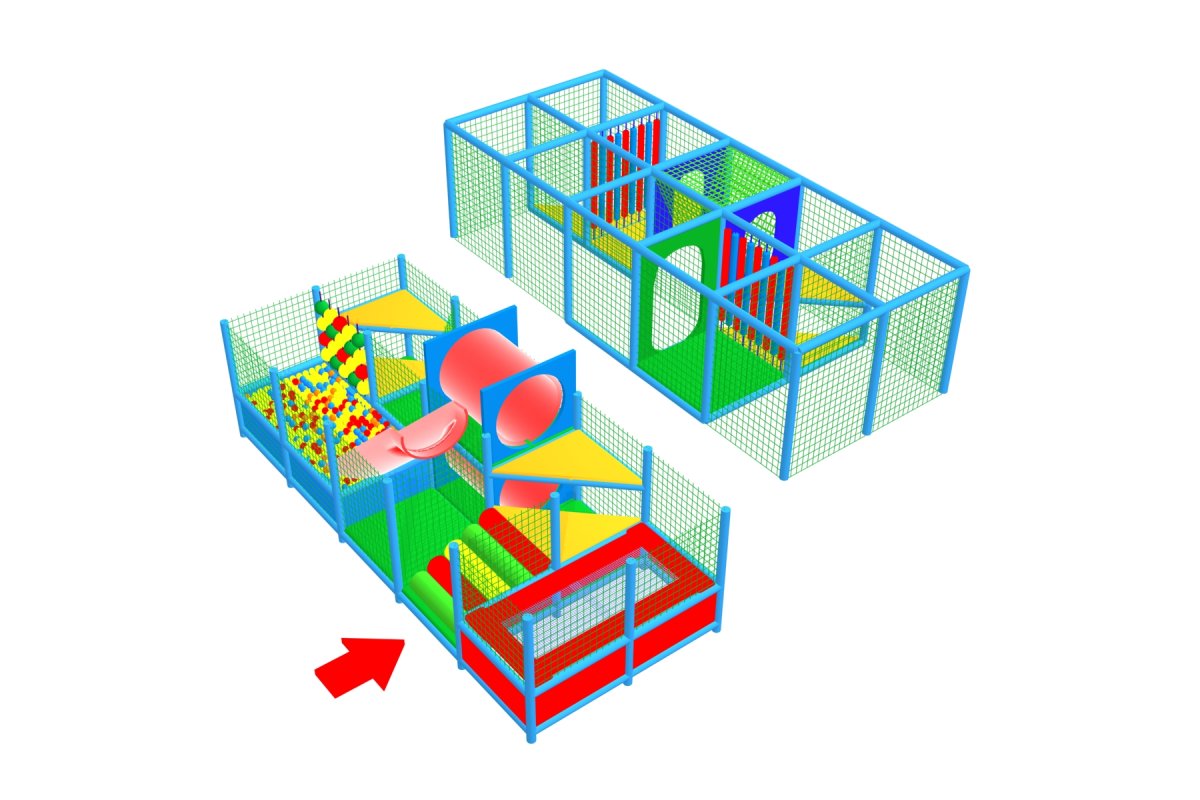 Детский Лабиринт 4м*4м