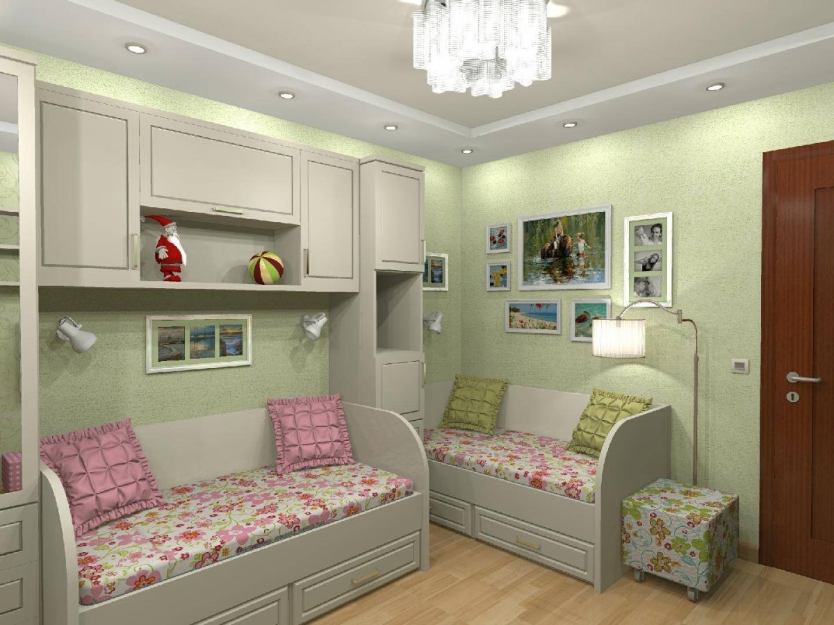 Расстановка мебели в детской комнате