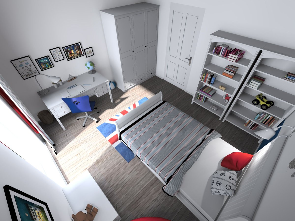 Интерьер однушки для семьи