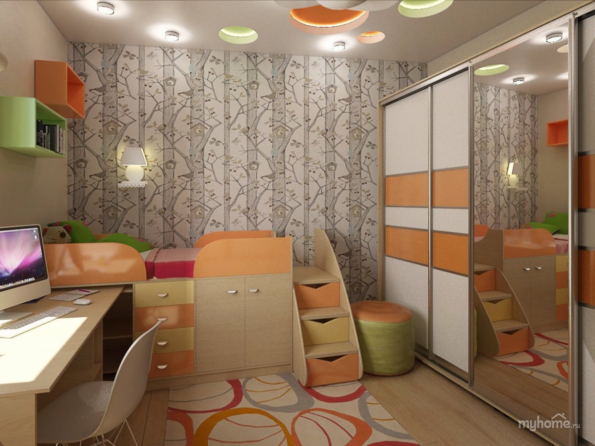 Детская комната в панельном доме