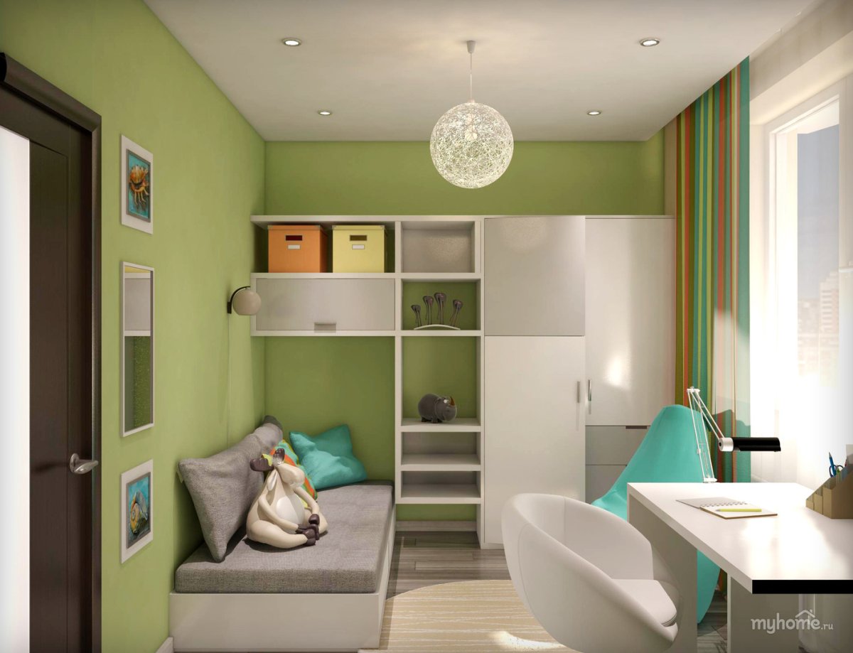 Комната для девочки в панельном доме