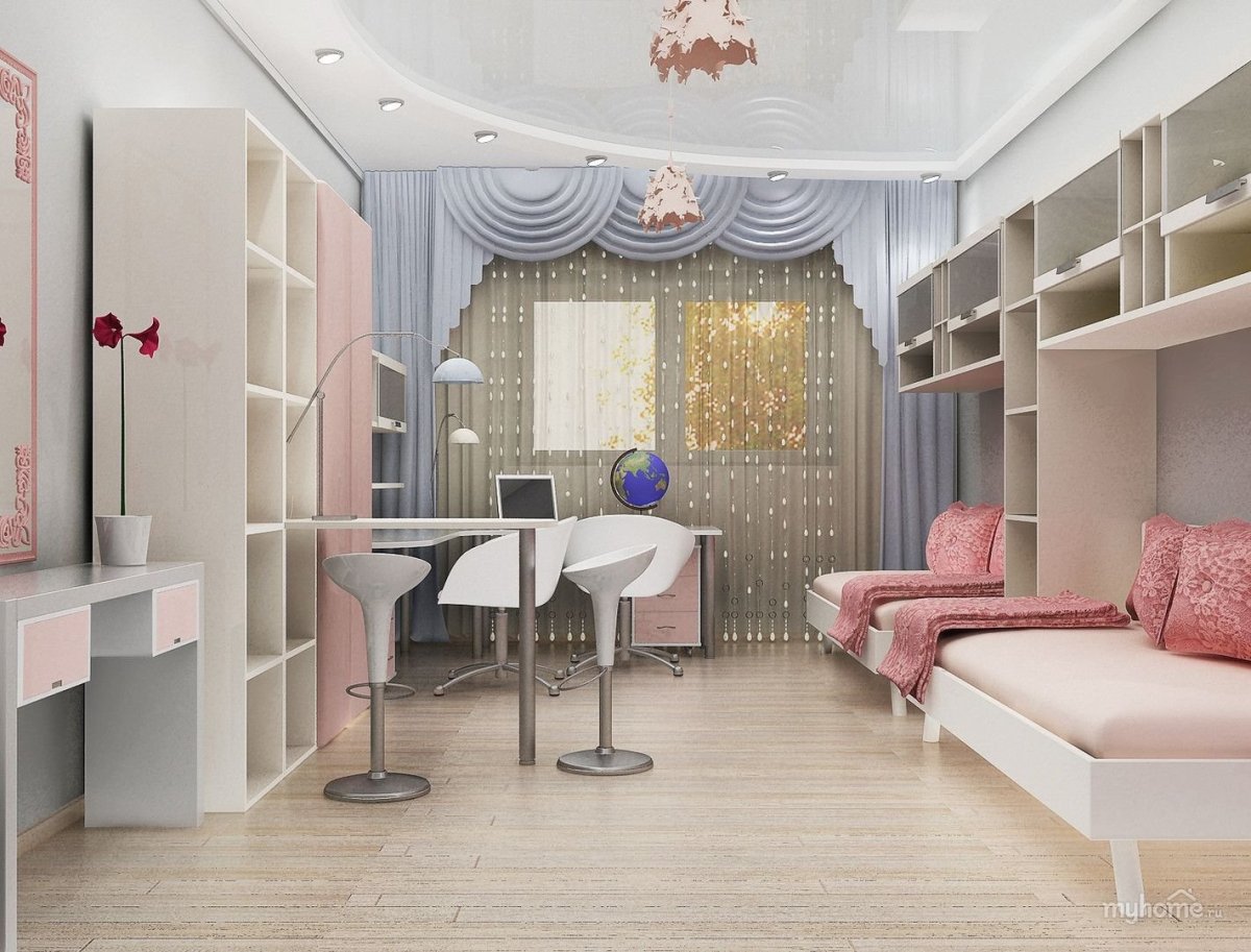 Дизайнерский проект детской комнаты