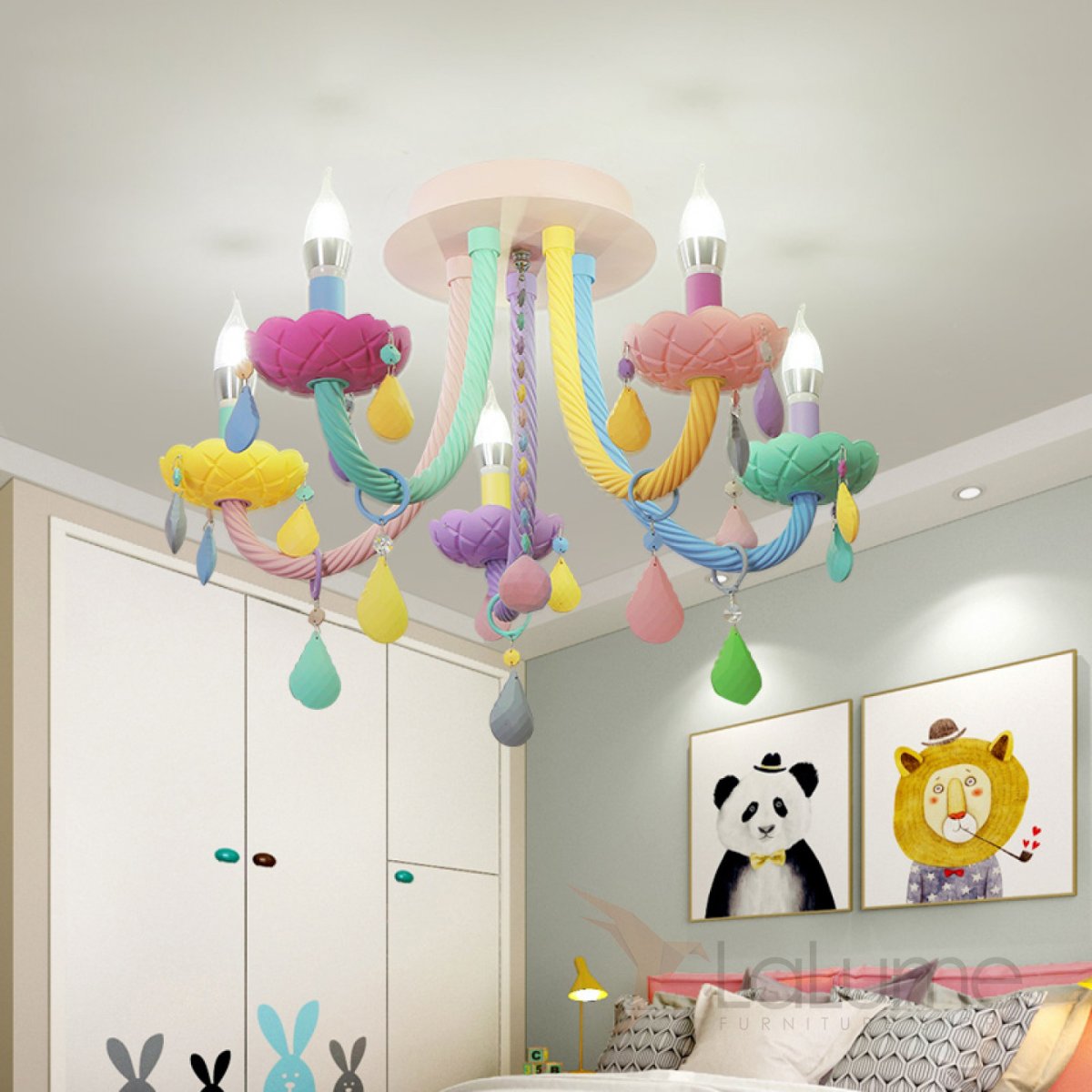 Люстры Macaron Chandelier