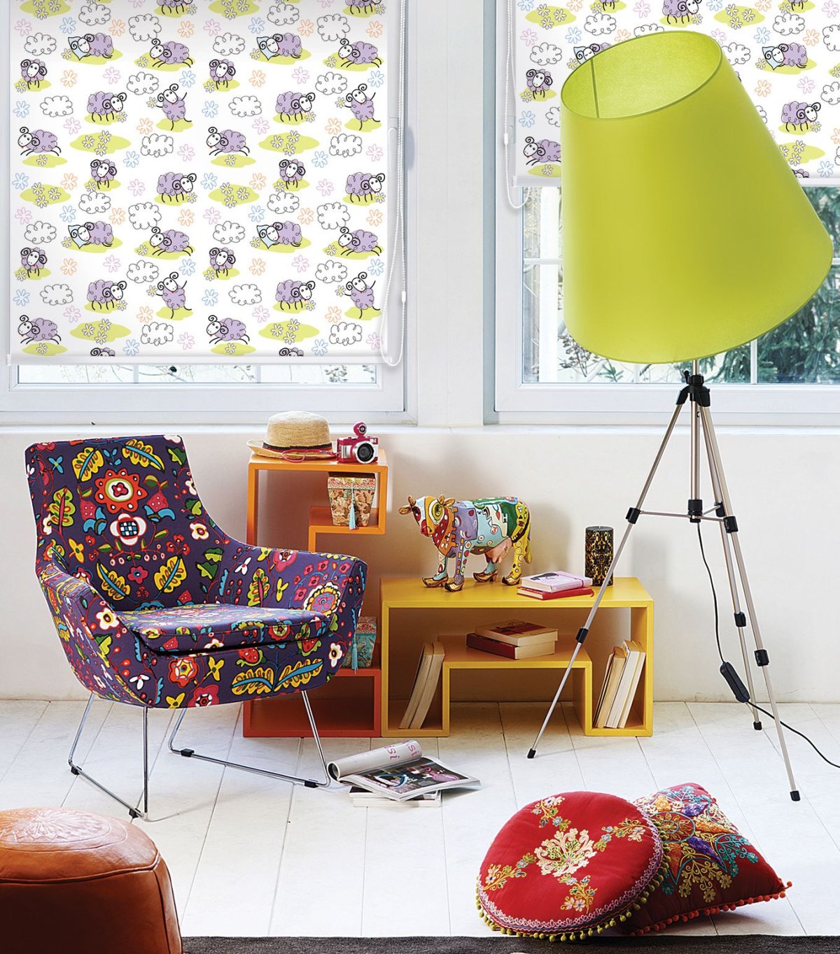 Рулонные шторы Зебра день-ночь