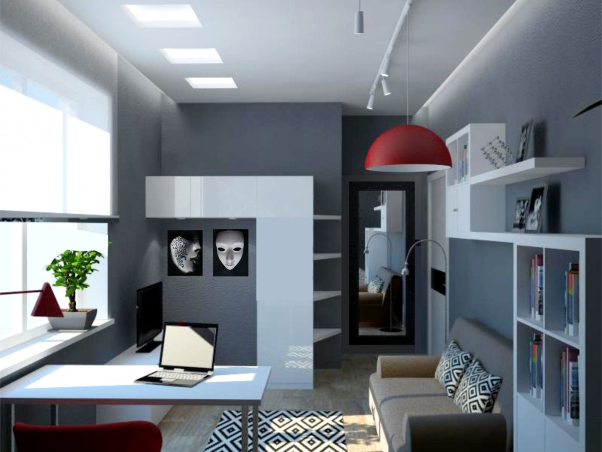 Комната Минимализм для подростка